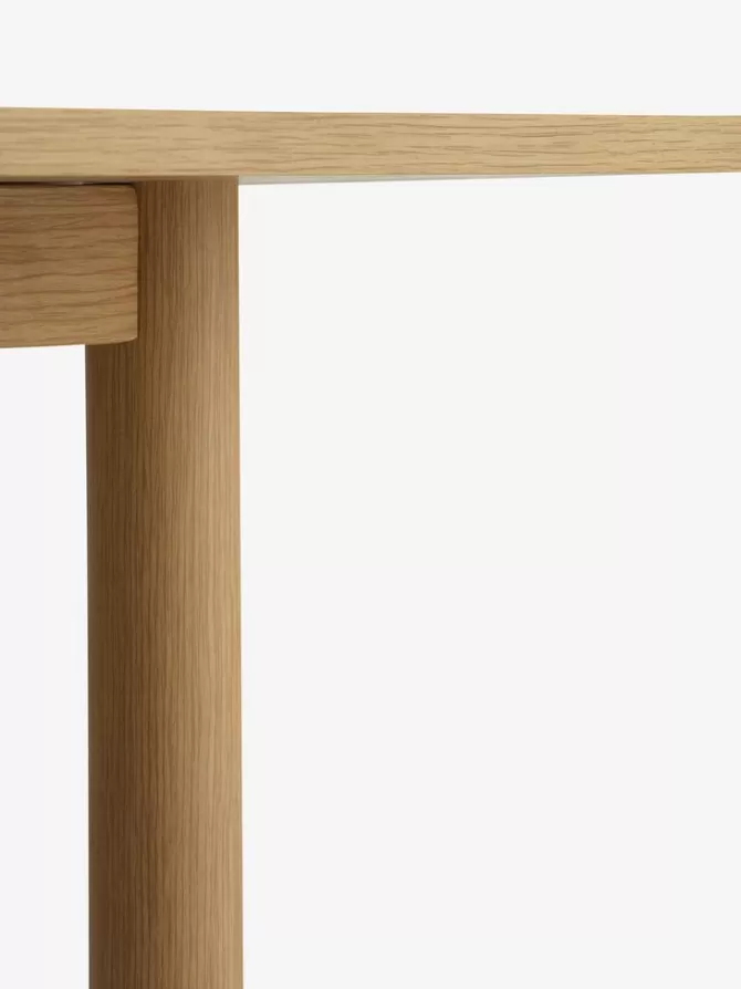 alsted_l_bord_eg___islev_stole_uarmln_eg_5.webp Hot ALSTED L160 bord eg + 4 ISLEV stole u/armlæn eg Spisebordssæt