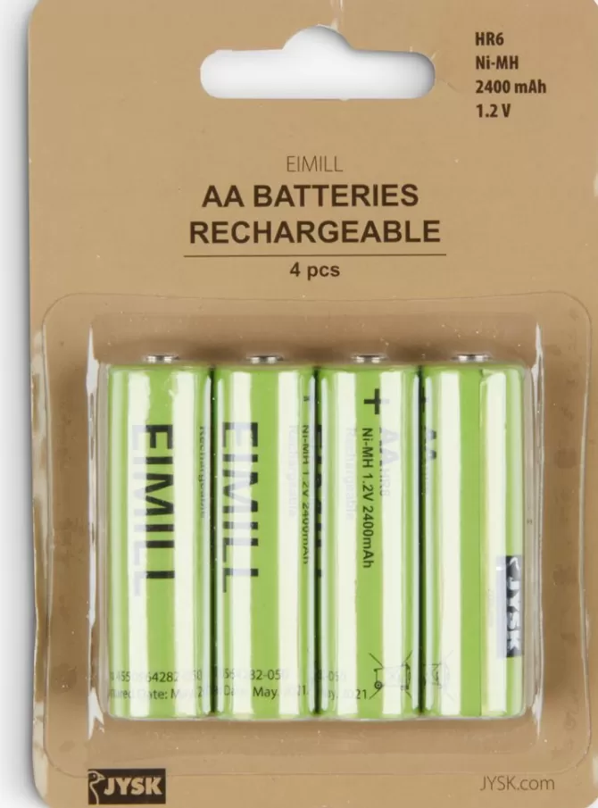Flash Sale Batterier genopladelig AA 4 stk/pk Elpærer Og Batterier