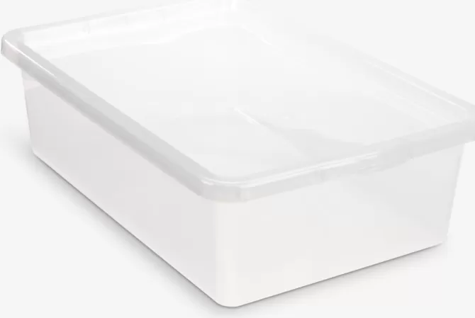 Best Sale Bedroller 30L m/låg transparent Plastkasser
