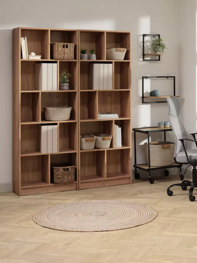 Store Bogreol 10 hylder efarve Reoler Og Rumdelere | Reoler Og Rumdelere