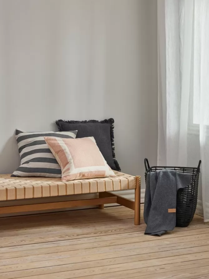 Store Fleeceplaid 130x170 mørkegrå Plaider