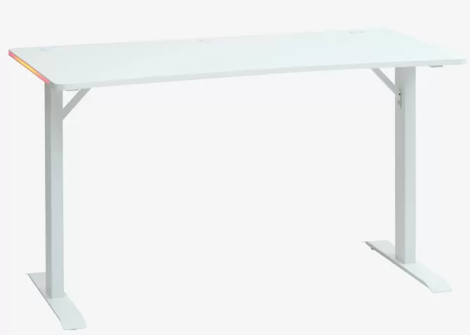 Hot Gamer-bord 65x135 m/LED hvid Skriveborde