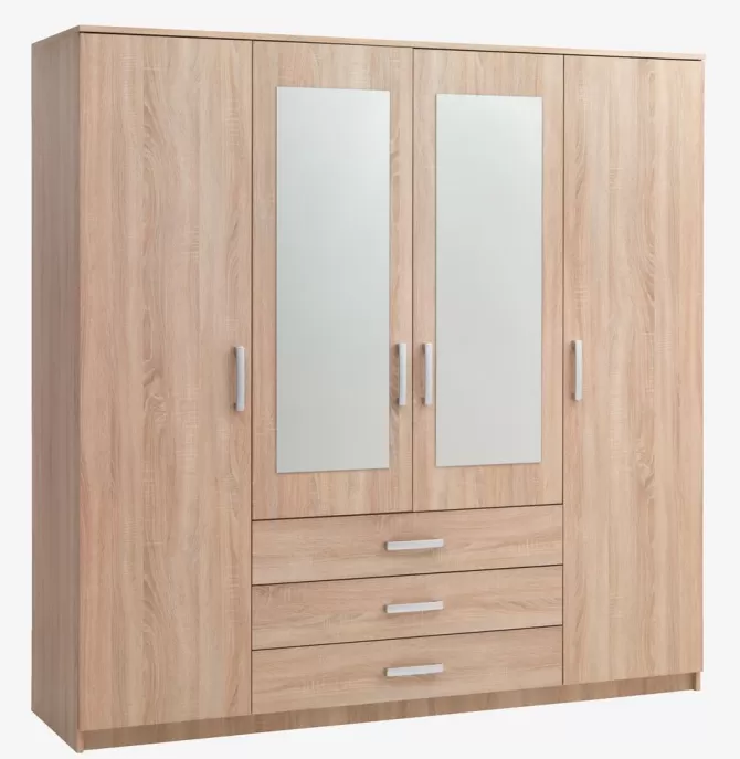 Discount Garderobeskab 200x200 kombi Garderobeskabe Med Skydedøre | Garderobeskabe Med Skydedøre