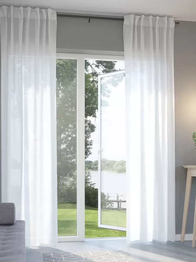 Discount Gardin 1x140x300 rynkeeffekt Undergardiner