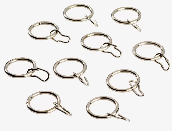 Online Gardinring Ø19mm 10 stk/pk stål Tilbehør Til Stænger