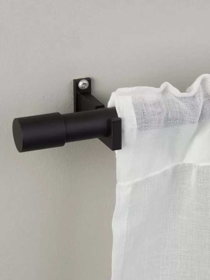 Sale Gardinstang 160-300 sort Gardinstænger