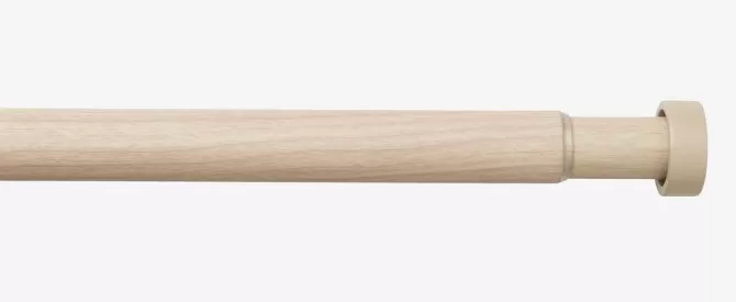Cheap Gardinstang 160-300cm træ-look Gardinstænger