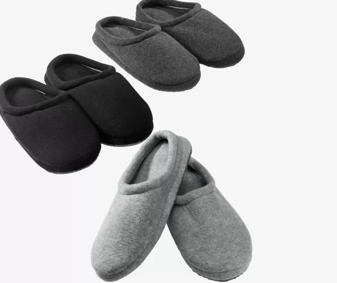 Hot Hjemmesko str. 36-45 fleece assorteret Hjemmesko