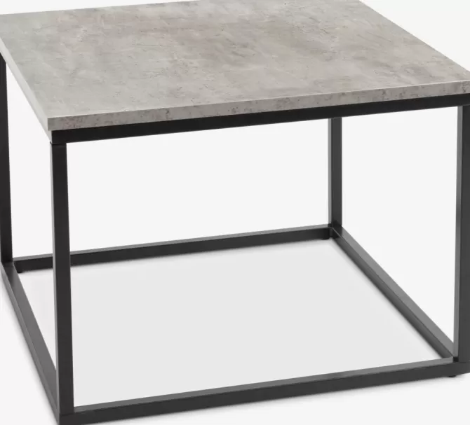 Hot Hjørnebord 60x60 betonfarve Hjørneborde | Sofaborde