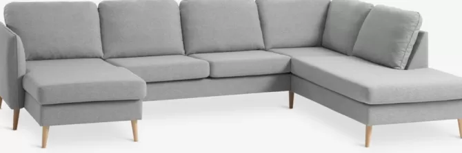 Sale Hjørnesofa højrevendt t stof Sofaer Med Chaiselong | Hjørnesofaer