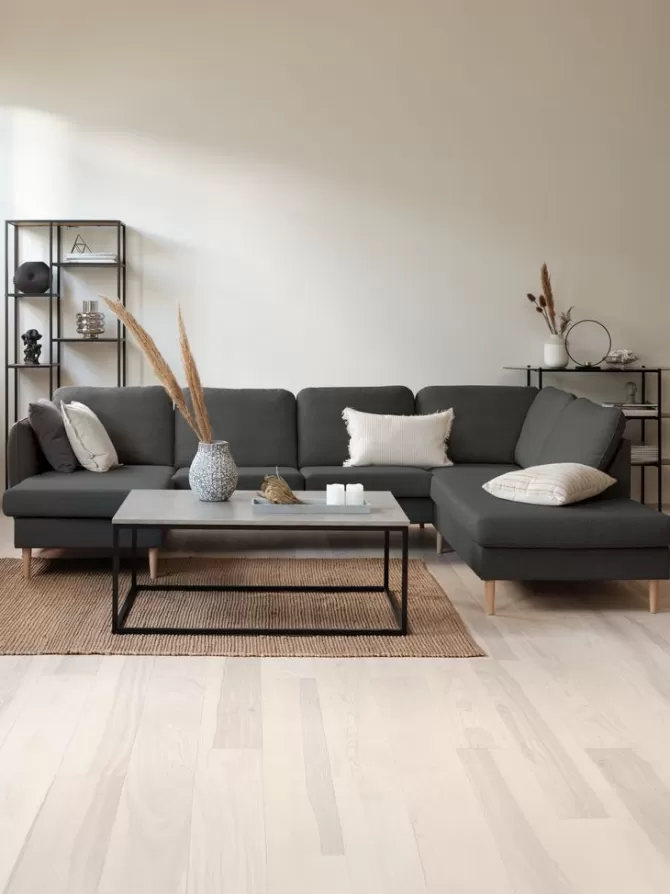 Outlet Hjørnesofa højrevendt t stof Sofaer Med Chaiselong | Hjørnesofaer