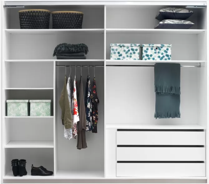 Sale Hylder 123x45 2 stk/pk hvid Tilbehør Til Garderobeskabe | Garderobeskabe