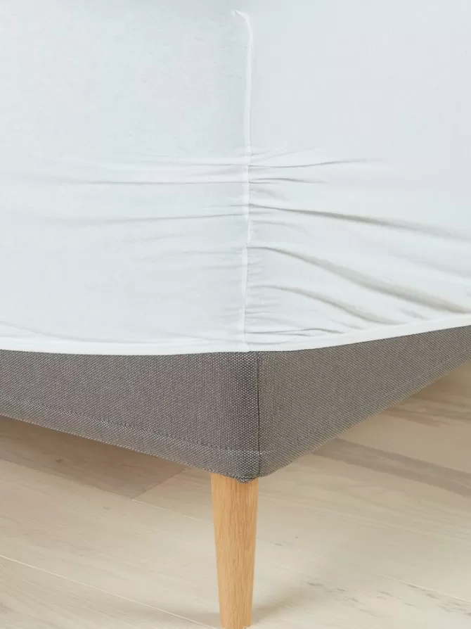 Outlet Jerseystræklagen 60x120x15 hvid Lagner