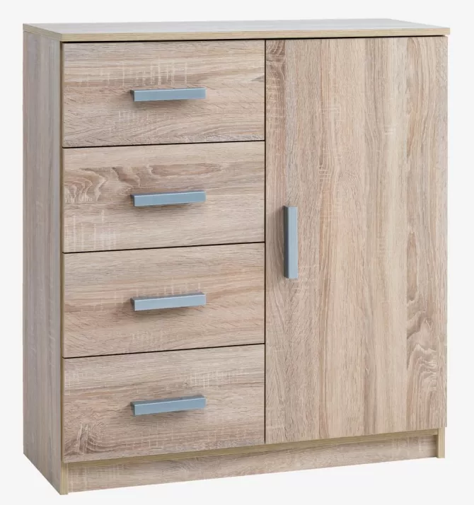 Outlet Kommode 4 skuffer 1 låge Kommoder | Kommoder