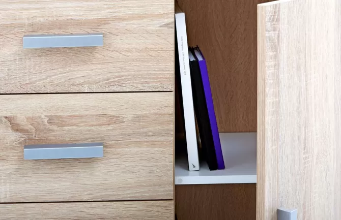 Outlet Kommode 4 skuffer 1 låge Kommoder | Kommoder
