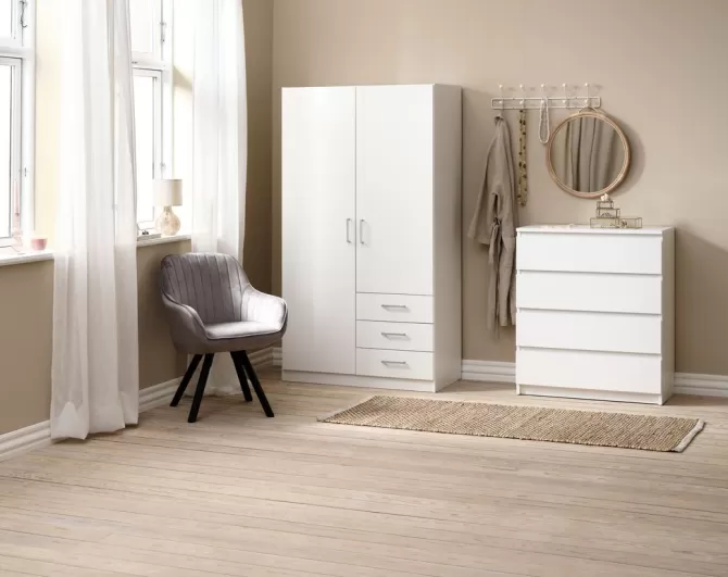 Shop Lænestol velour grå/sort Lænestole