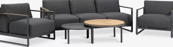 Shop Loungesæt 5-pers. grå Loungesæt