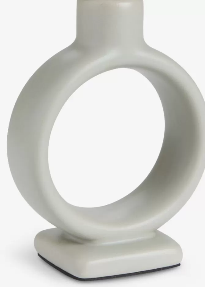 Clearance Lysestage B6xL11xH15cm grøn Lysestager