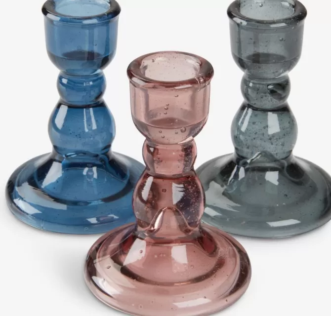 Shop Lysestage Ø7xH9cm assorteret Lysestager