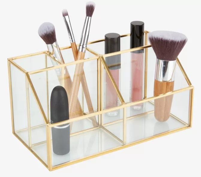 Clearance Makeup-opbevaring B9,5xL18xH5/9cm Badeværelsesopbevaring | Diverse