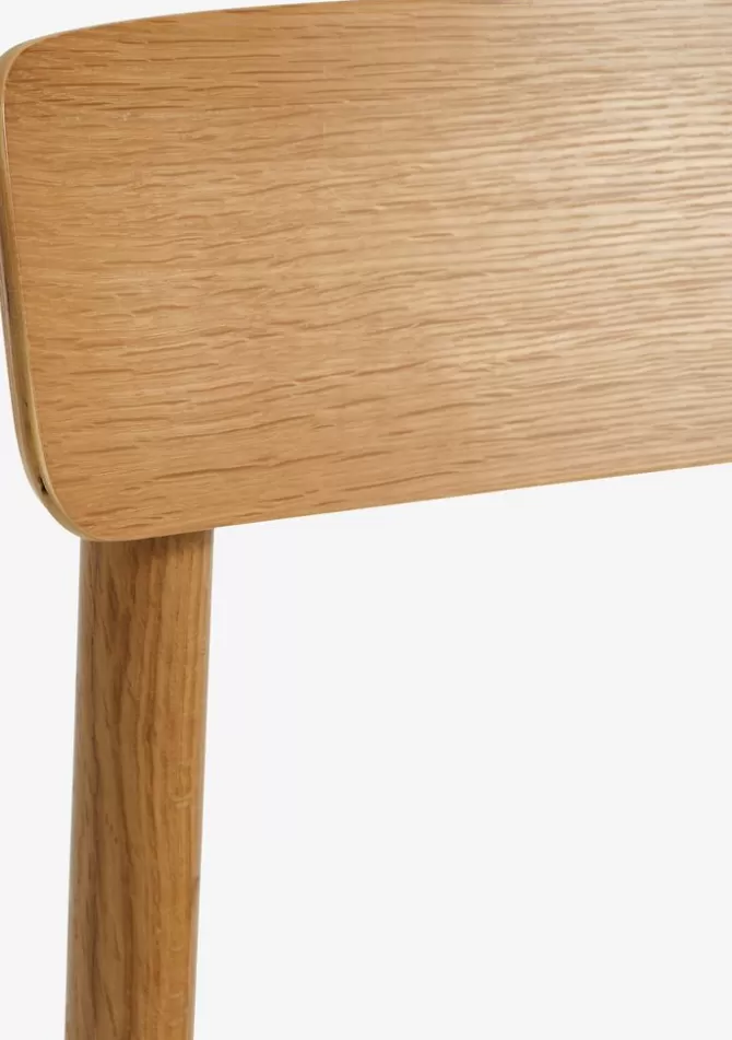 marstrand__bord_hvid___islev_uarmln_eg_3.webp Sale MARSTRAND Ø110 bord hvid + 4 ISLEV u/armlæn eg Spisebordssæt