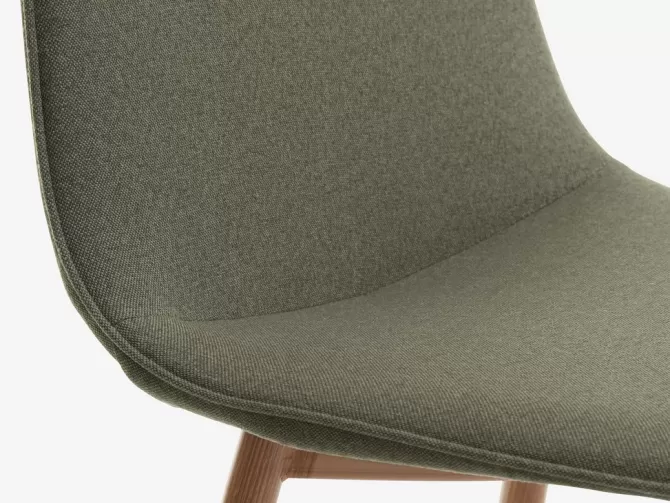 nortoft__bord_eg___bistrup_stole_olivengrneg_2.webp Best Sale NORTOFT Ø120 bord eg + 4 BISTRUP stole olivengrøn/eg Spisebordssæt