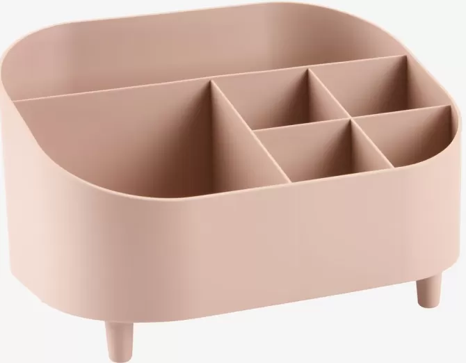 New Opbevaringsboks B22xL16xH14cm rosa Badeværelsesopbevaring | Diverse
