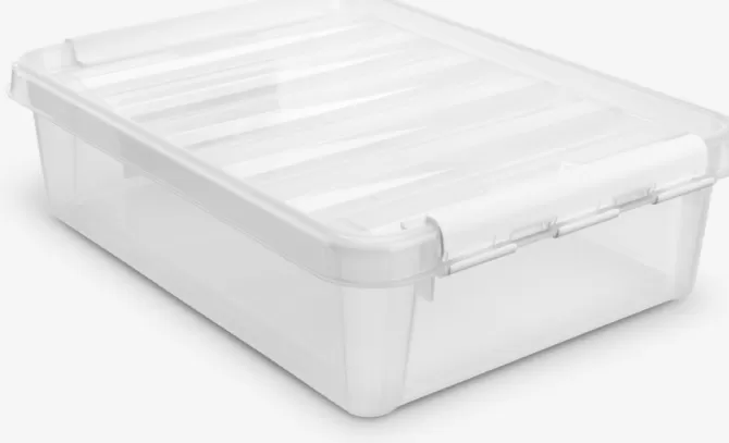 Store Opbevaringsboks 8L m/låg Plastkasser
