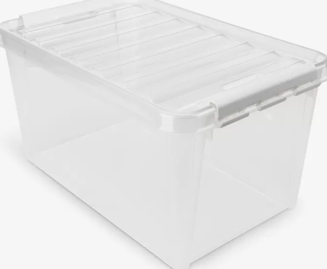 Discount Opbevaringsboks 47L m/låg Plastkasser