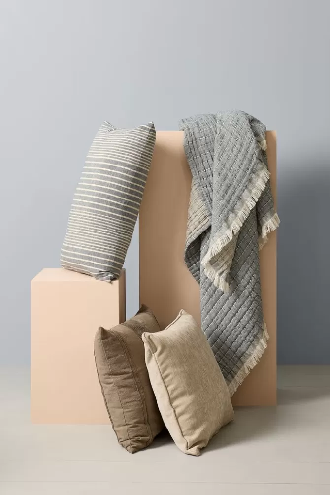Shop Plaid 130x170 blå/beige Plaider