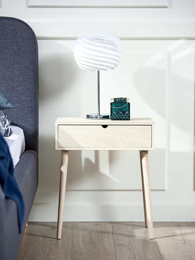 Hot Sengebord 1 skuffe natur Sengeborde | Sengeborde