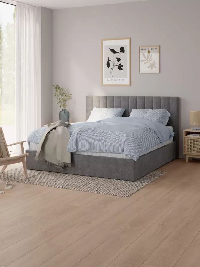 Discount Sengeramme 140x200 mørkegrå 180 X 200 Cm | 160 X 200 Cm