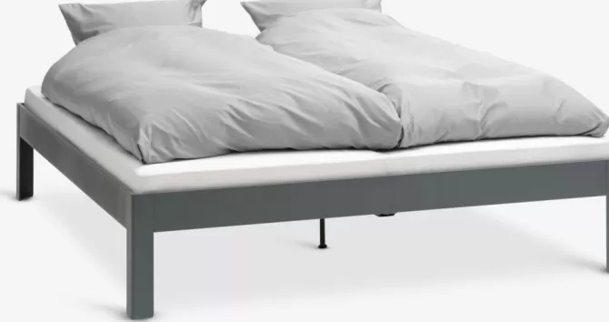 Shop Sengeramme 180x200 mørkegrå 180 X 200 Cm | 160 X 200 Cm