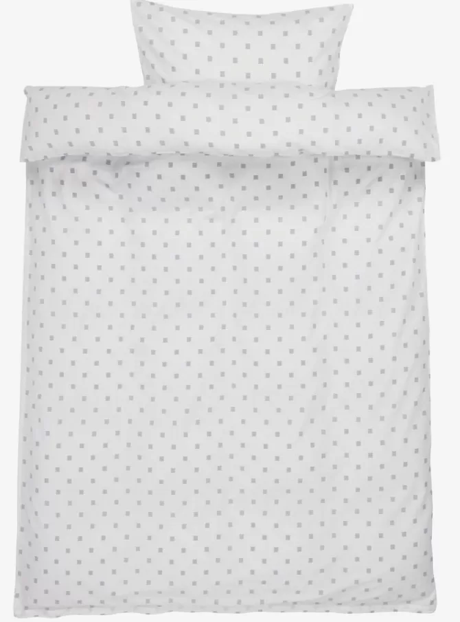 Cheap Sengetøj 140x200 blå/hvid Sengetøj