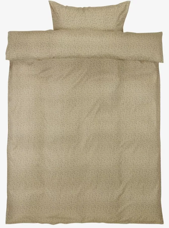 Discount Sengetøj mikrofiber 140x200 støvet grøn Sengetøj