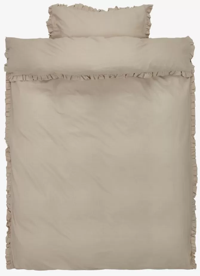 Outlet Sengetøj vasket bomuld 140x200 Sengetøj