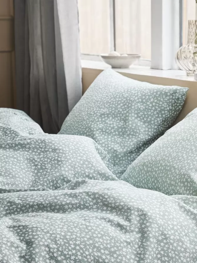 Discount Sengetøj 140x200 grøn Sengetøj