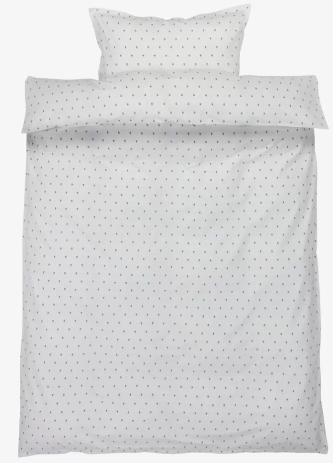 Fashion Sengetøj percale 140x200 blå/hvid Sengetøj
