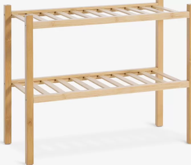 Cheap Skoreol 2 hylder kan stables bambus Skoopbevaring