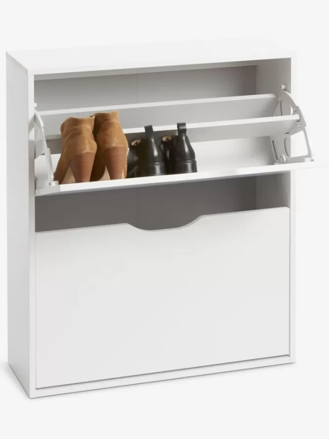 Outlet Skoskab 2 rum hvid Skoopbevaring