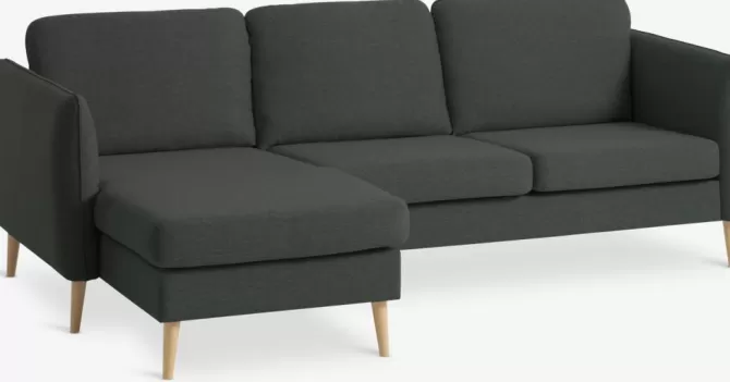 Best Sofa chaiselong t stof Sofaer Med Chaiselong | Hjørnesofaer