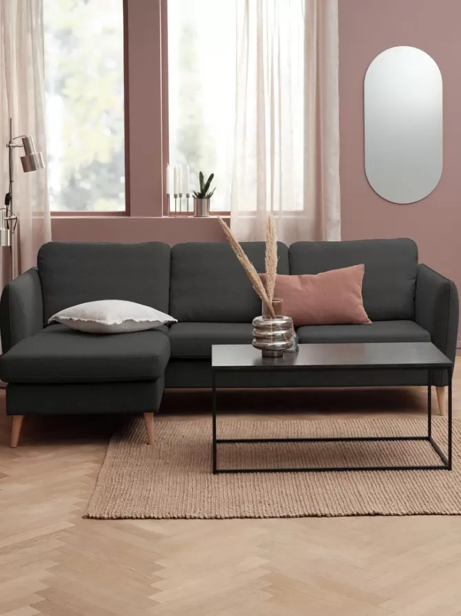 Best Sofa chaiselong t stof Sofaer Med Chaiselong | Hjørnesofaer
