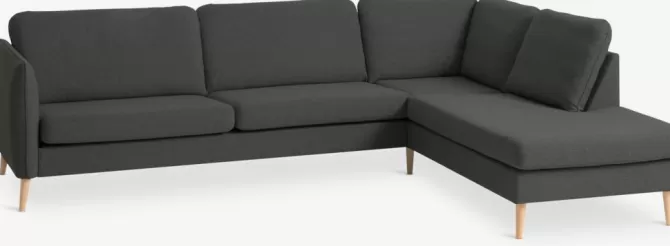 Best Sofa open-end højrevendt t stof Sofaer Med Chaiselong | Hjørnesofaer