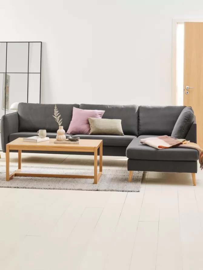 Best Sofa open-end højrevendt t stof Sofaer Med Chaiselong | Hjørnesofaer