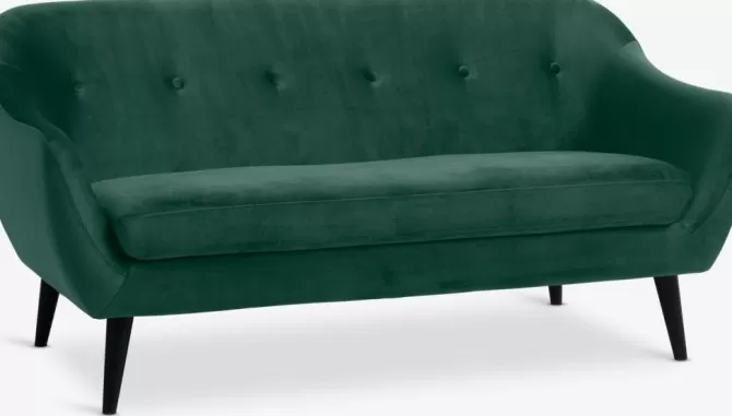 Flash Sale Sofa 2,5-pers. velour Sofaer Med Chaiselong | Hjørnesofaer