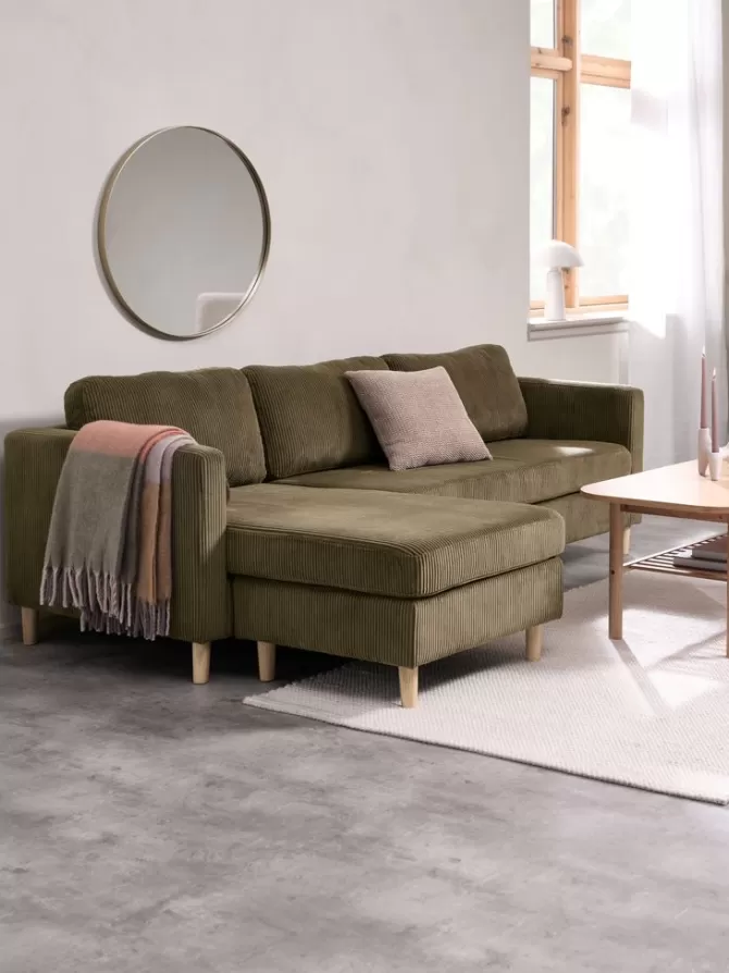 Cheap Sofa chaiselong t fløjl Sofaer Med Chaiselong | Hjørnesofaer