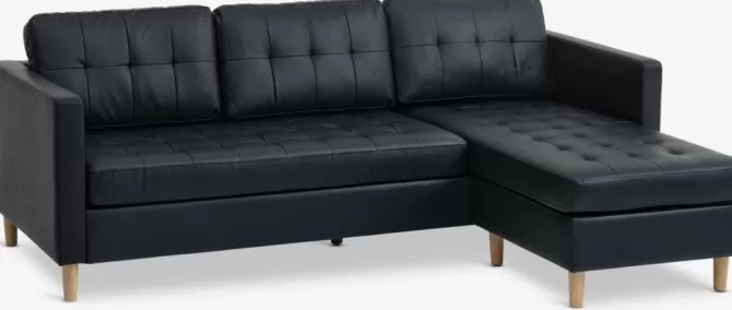 Flash Sale Sofa chaiselong kunstlæder Sofaer Med Chaiselong | Hjørnesofaer