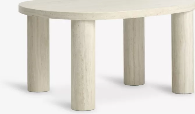 Flash Sale Sofabord 68x85 marmorfarve Hjørneborde | Sofaborde