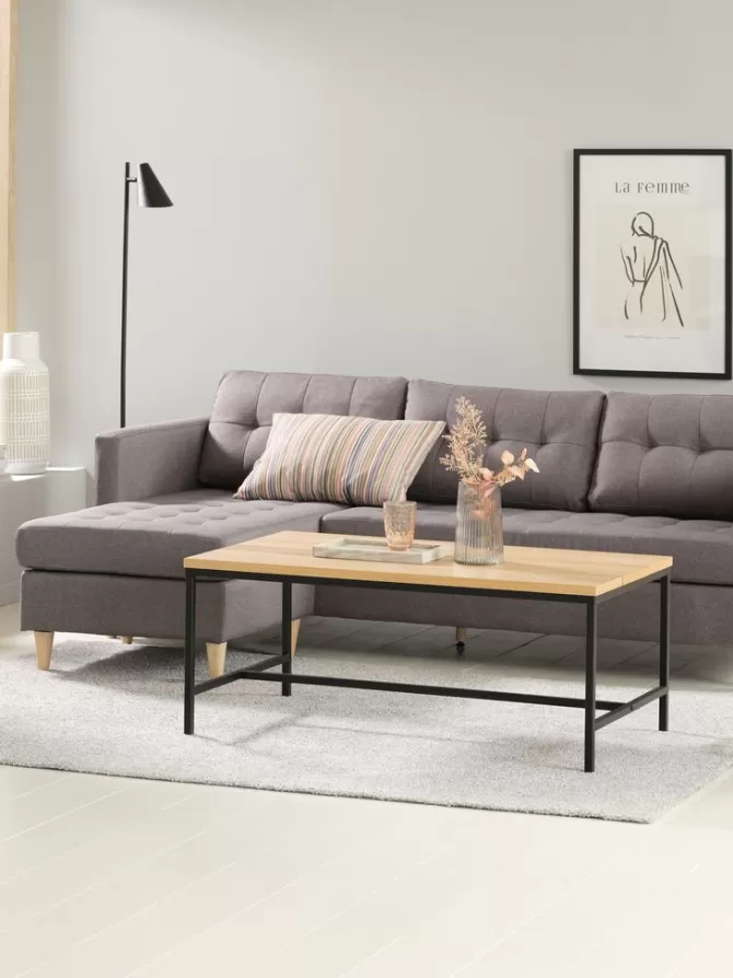 Cheap Sofabord 60x110 eg/sort Hjørneborde | Sofaborde