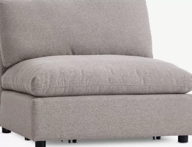 Flash Sale Sofamodul midter sandfarvet stof Sofaer Med Chaiselong | Hjørnesofaer